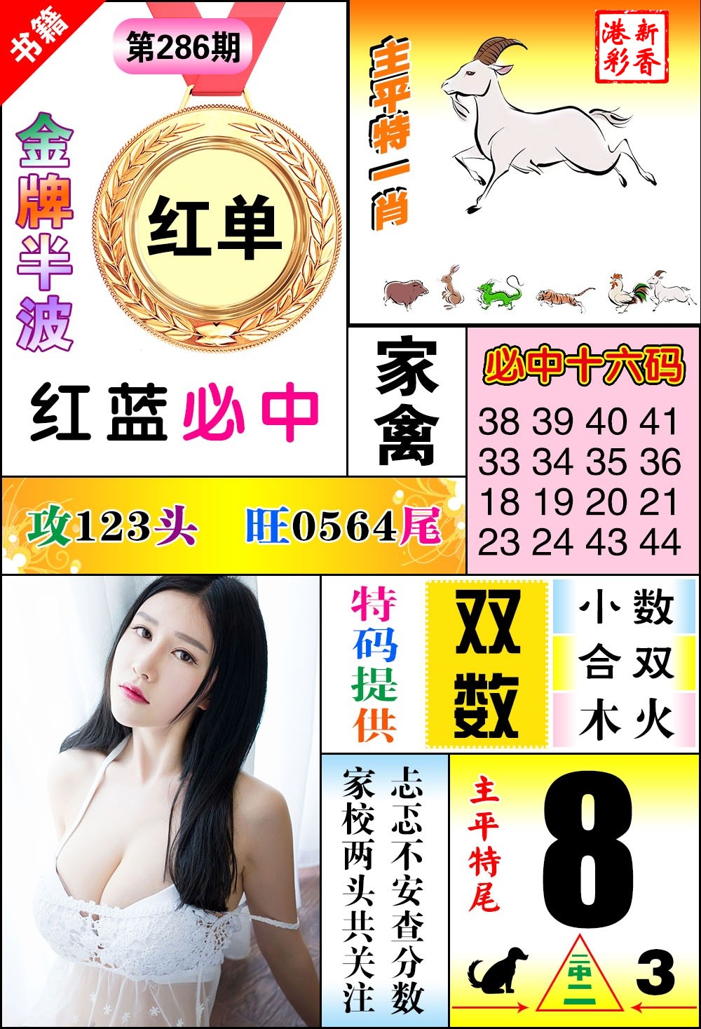 2026286期 金牌半波