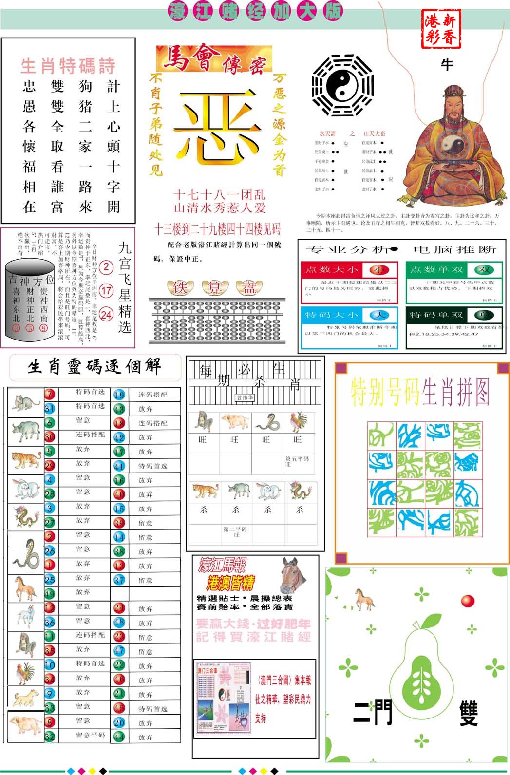 2026286期 濠江赌经B加大版